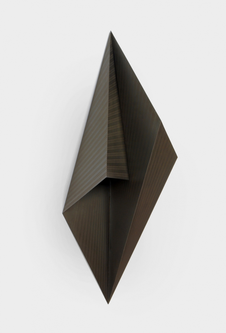 BLACK/02  Material: zinc plate; Dimension: 120 x 36 x 35 cm; Date: 2015