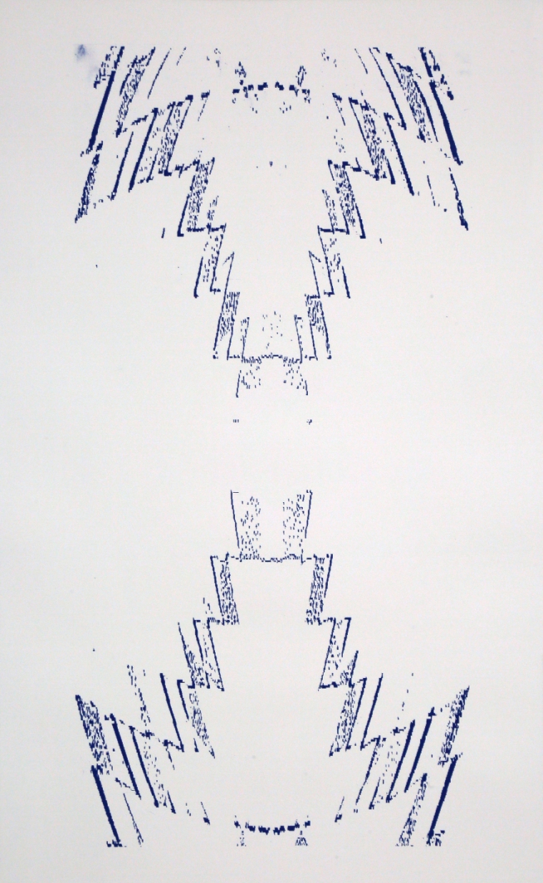 TO THE OZ serie, 100 x 50 cm, serigraphy on paper, 2020